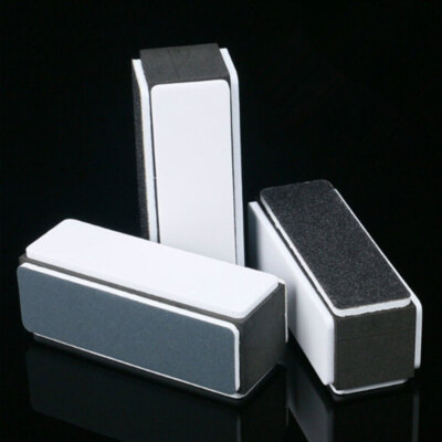 3 Pcs Tofu Cubes Polishing Block Nail File Set Sponge Files
