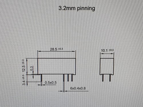 2x Relais 12VDC (8,4-18V), 8A / 250VAC 1 Wechsler HF118FK 12-Z1T - Picture 4 of 6