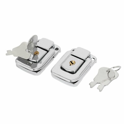 41mm*28mm Buckle Toggle Catch Lock Suitcase Box Iron Chest Trunk Latch Clasp Key