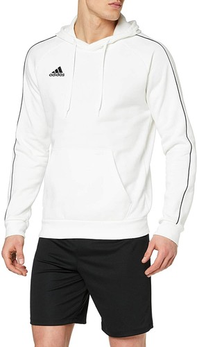 adidas Core 18 Felpa con Cappuccio Uomo 3XL, Bianco (White/Black) | eBay