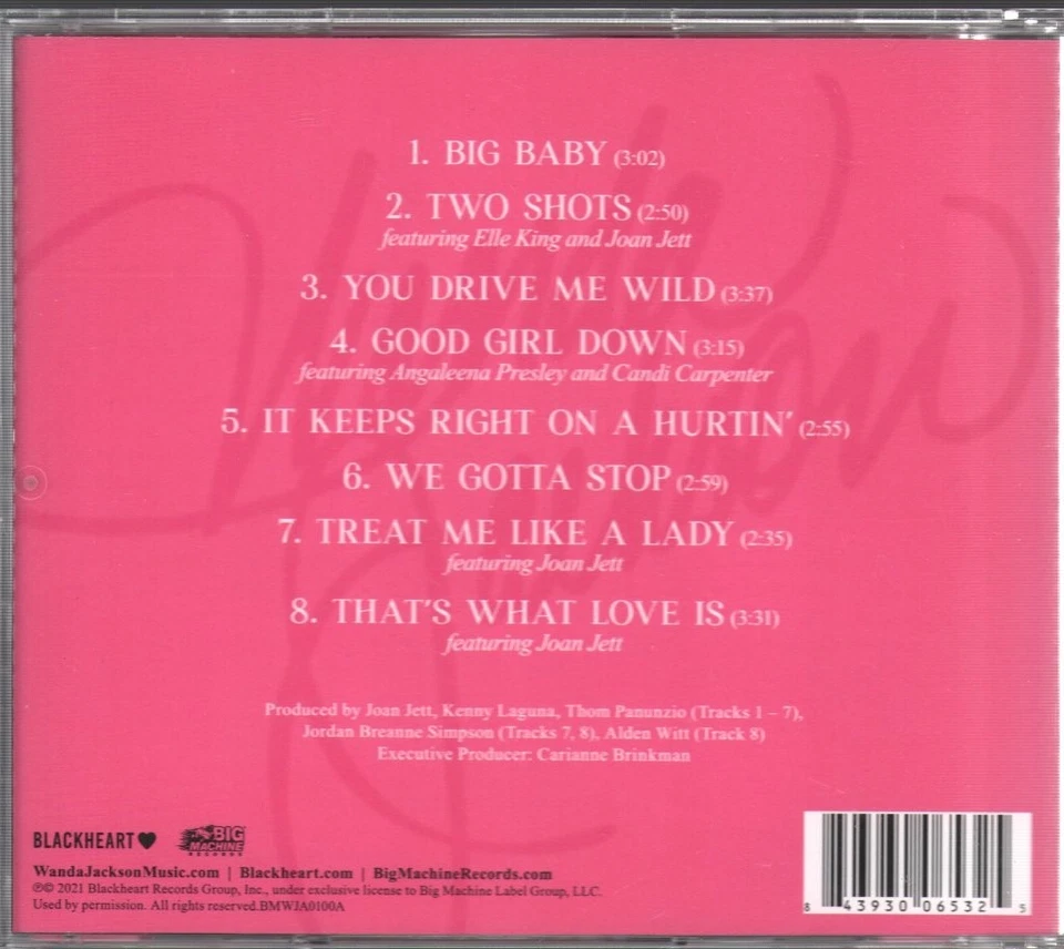 Wanda Jackson Encore CD Europa Blackheart 2021 BMWJA0100A - Bild 2 von 2