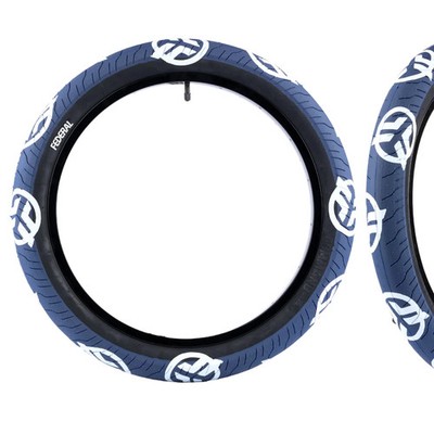 Federal COMMAND LP LOGO BMX Reifen blau / schwarz 20 x 2.4 Zoll Street