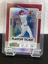 Panini 2021 Contenders J.T. Realmuto Phillies Playoff Ticket #7 /18