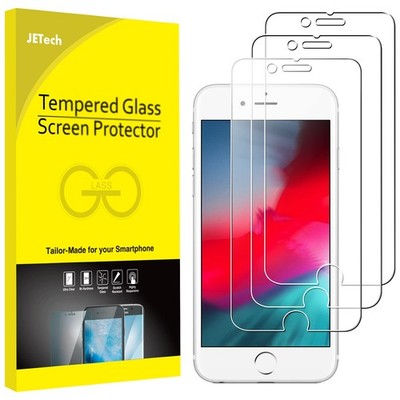 JETech 3-Pack Screen Protector for iPhone SE3/2，iPhone8/7/6S/6