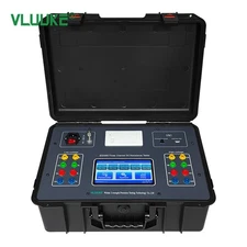 3 Channel DC Resistance Tester Power Frequency Grounding Resistance Meter 20A