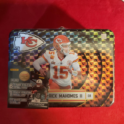 INHAND 2025 Panini Revolution Patrick Mahomes Lunchbox W/ 6 Packs & CGC Graded