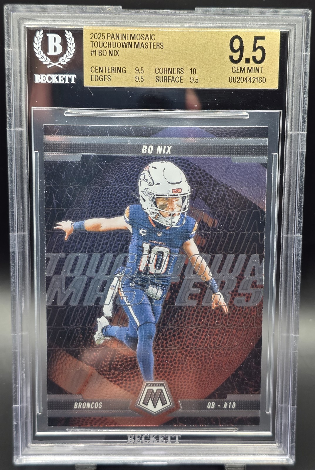 Bo Nix Mosaic #1