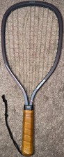 Wilson Ultra 3 15/16 Racquetball Racquet Grip w/ String Wrist Wrap Metallic Grey