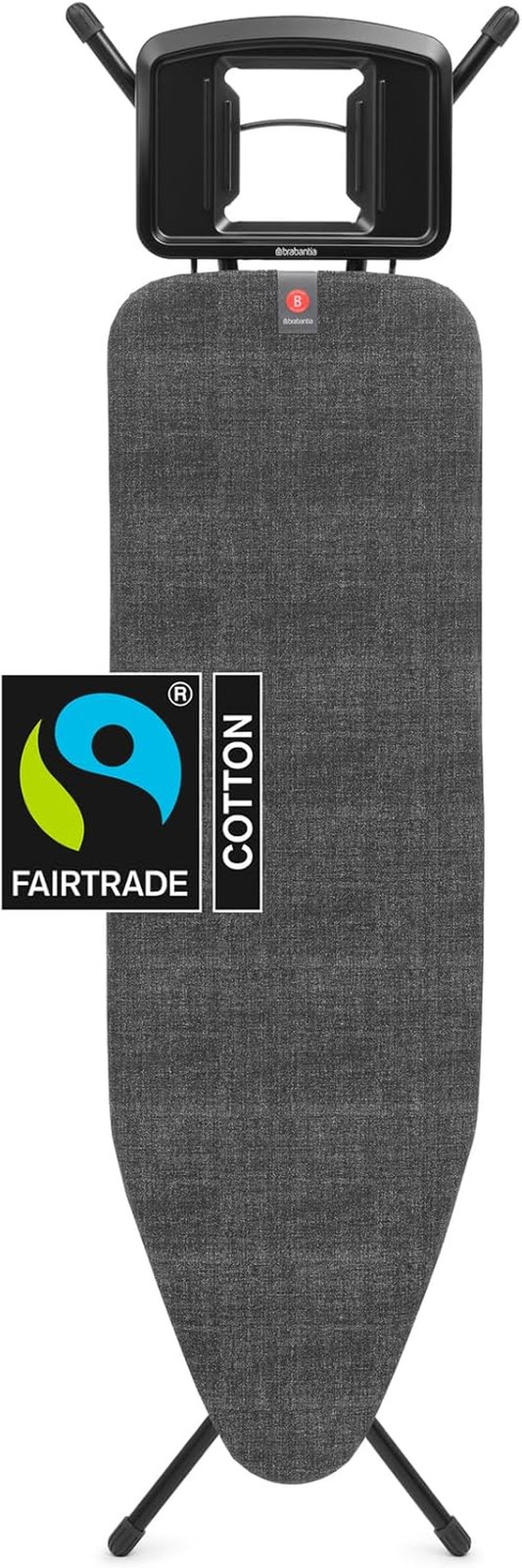 Ing Board With Fairtrade Denim Cover & Steam Iron Rest
