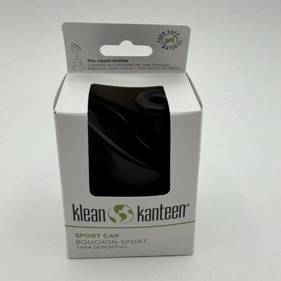 Klean Kanteen Sport Cap Black Replacement Lid for Classic Bottles Spill Proof