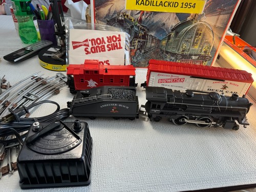 🚂 LIONEL - 6-11775 ANHEUSER BUSH BUDWEISER TRAIN & CARS - IN BOX💥 L2081 | Zustand: Used