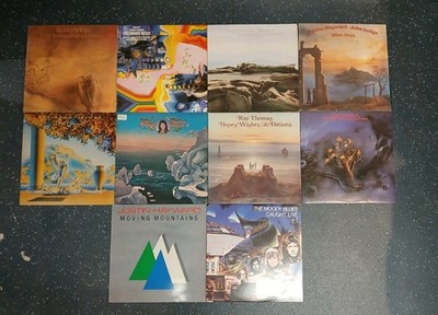 10 x MOODY BLUES Vinyl LPs Job Lot Bundle FUTURE PAST THRESHOLD DREAM SEVENTH