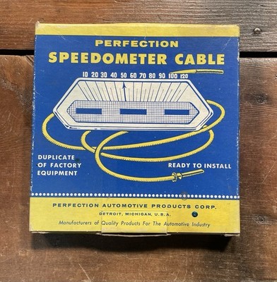 PERFECTION SPEEDOMETER CABLE S-7162  (80 ) New Old Stock, Orig Pkg