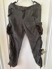 Da-Nang Surplus VINTAGE NWOT Cargo Pants Women s MEDIUM Y2K Paratrooper