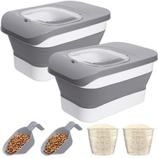 10-26 LBS Dog Food Storage Light Grey-2/10-26 Lbs