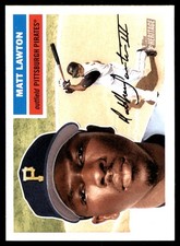 Matt Lawton 2005 Topps Heritage #151 Pirates MLB READ FREE SHIPPING AutographDen