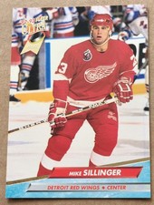 1992-93 Fleer Ultra Rookie #290 Mike Sillinger Detroit Red Wings 
