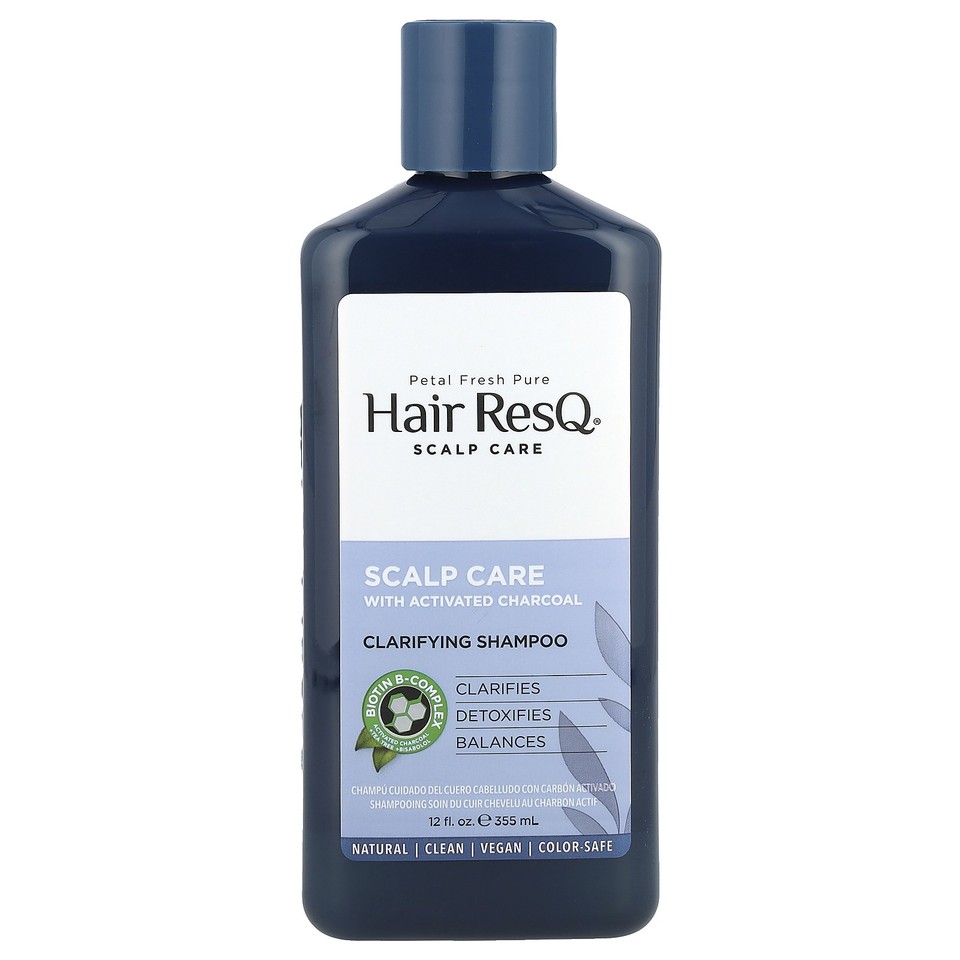 Hair ResQ®, Clarifying Shampoo, Scalp Care with Activated Charcoal, 12 fl oz