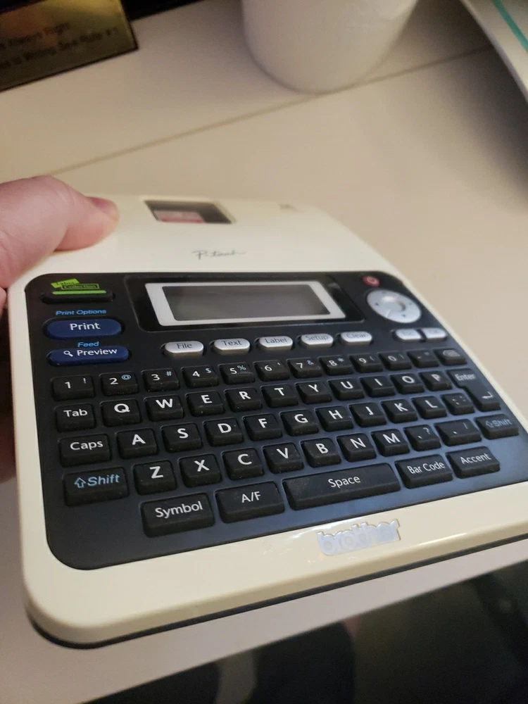 Brother PT-2030 PTouch Label Maker Tested and Working P-Touch Labeler