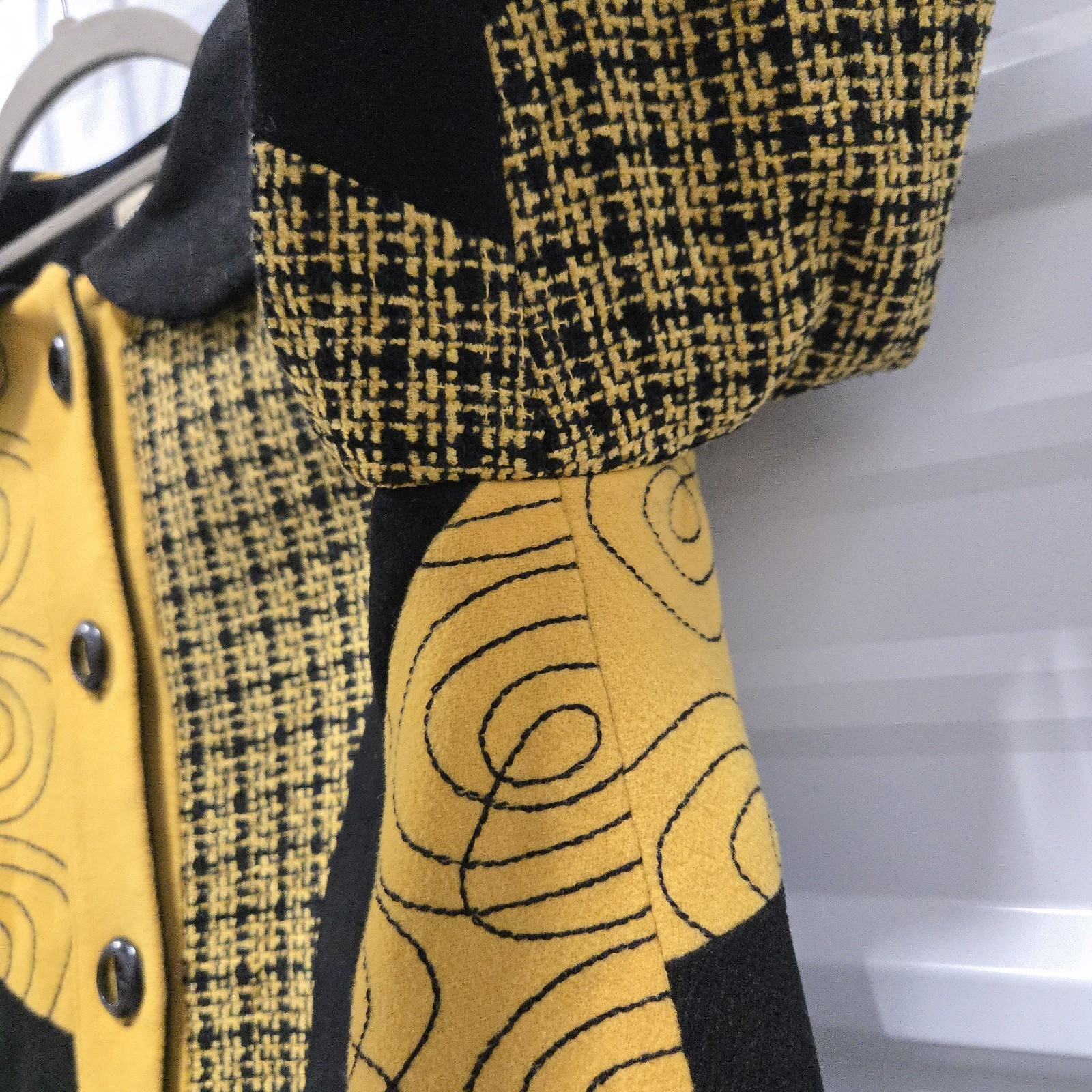 Vintage Canvasbacks Abstract Patterned Jacket Siz… - image 6