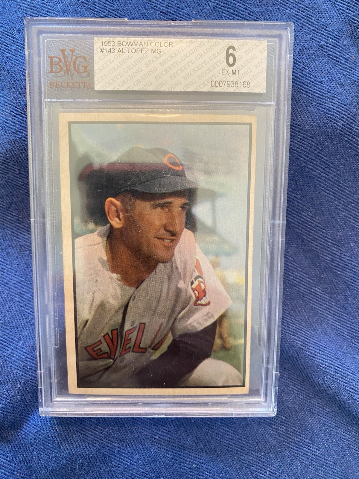 1953 Bowman Al Lopez #143 BVG 6 HOF