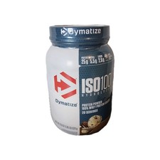 ISO100 Whey Protein Powder Isolate, Cookies  Cream, 25g of Protein, 21.8 Oz