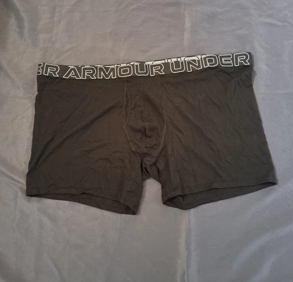 Under Armour Men's UA Tech 6" Boxerjock Boxer Briefs Size 5XL 3-pack - Image 4 of 4