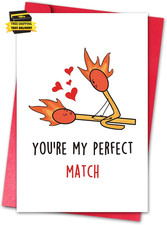 Funny Adult Valentines Day Card for Her Wife Girlfriend Darling, Romantic Valent