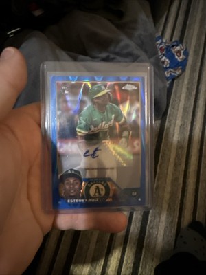 2023 Topps Chrome Update - Esteury Ruiz RC Auto Blue RayWave Refractor 145 /150