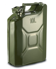 2.5 Gallon 10L Jerry Can Gas Steel Tank Green Military NATO Style Storage