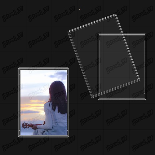50X Trading Sports Card Holder 35pt Hard Plastic Protectors + 1 Card Stands Set - Picture 8 of 8