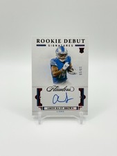 Amon Ra St Brown 2021 Panini Flawless Rookie Debut Signatures Ruby Auto /15 RC