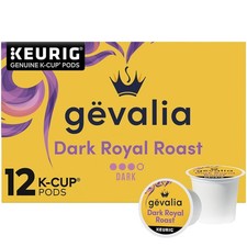 Gevalia Dark Royal Roast K-Cup Coffee Pods 72 Pods 6 Boxes of 12 