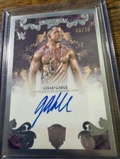 2025 Topps Royalty WWE #IMP-CGA Chad Gable Imperial Ink Silver Auto /10