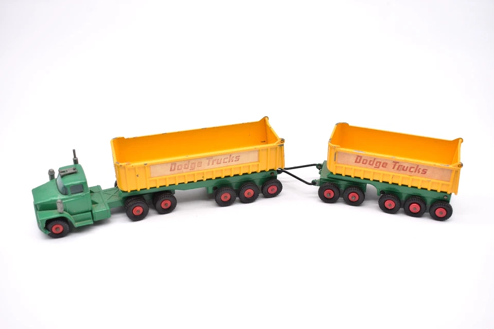 Lesney Matchbox - Super Kings K-16 Dodge Tractor & Twin Tippers (1966) Complete - Image 3 of 4