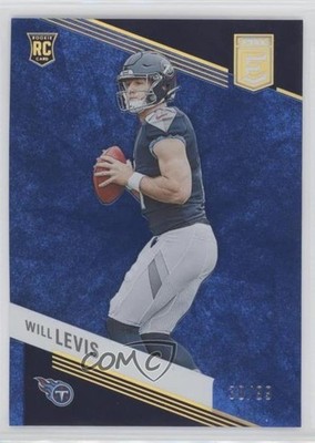 2023 Panini Donruss Elite Rookies Blue 30/99 Will Levis #197 Rookie RC 3c2
