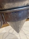 WEAR-EVER Vintage No. 8 Aluminum ROTARY COLANDER w/ Wood Pestle Sieve Strainer — photo 2