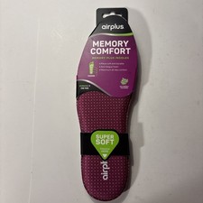 Airplus Memory Comfort Insoles with Memory Foam for Women Trim to Size 5-11 1 pa