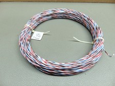 100 feet 20 AWG Silver Plated PTFE Teflon R Wire wht/red/blu/brn 7 strand SPC