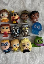 Disney Doorables Lot Of 12 Aurora, Young Moana, Pascal, Rosetta, Tiana, More