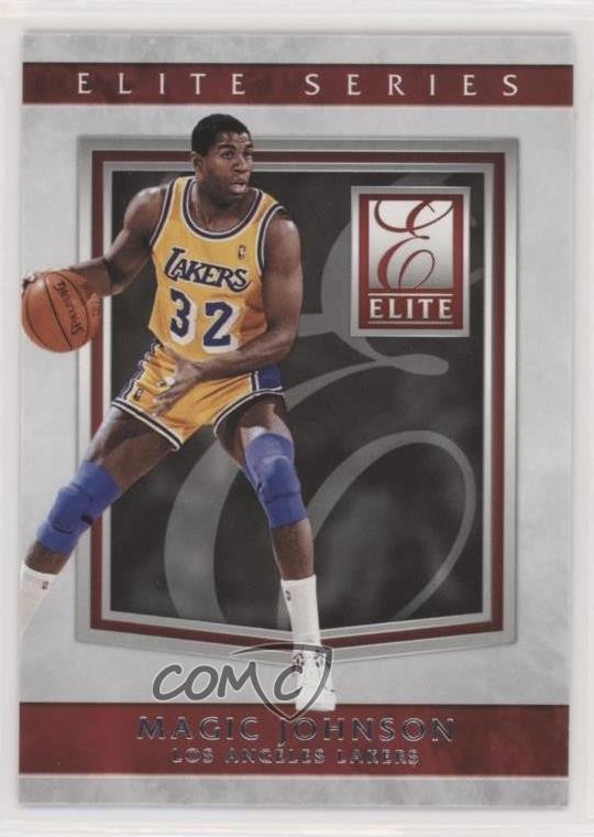 2015-16 Panini Donruss The Elite Series Magic Johnson #22 HOF 03de