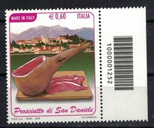 CODICE A BARRE. MADE IN ITALY DOCUMENTAZIONE PROSCIUTTO SAN DANIELE ANNO 2009