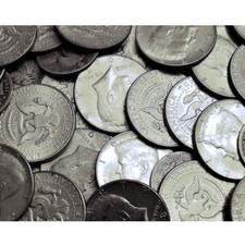 1965-1969 Kennedy Halves $10 40% Silver 20 Coin Roll Avg. Circ.