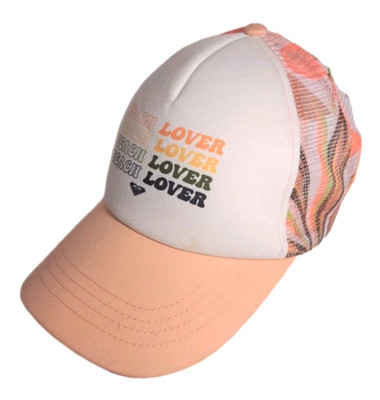 Women's Roxy Trucker Hat Floral Mesh Snapback Adjustable Cap Foam Crown Casual