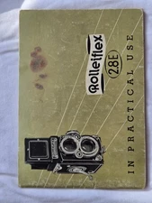 Original Rolleiflex 2.8E Manual Rollei Instruction