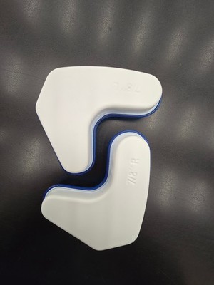 1 - PAIR OF SCHUTT AIR MAXX /INTER-LINK FOOTBALL HELMET JAW PADS 7/8''