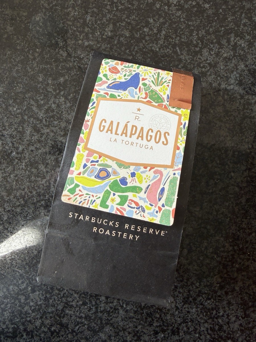 NEW] STARBUCKS RESERVE GALAPAGOS LA TORTUGA Coffee Whole Bean, 8oz