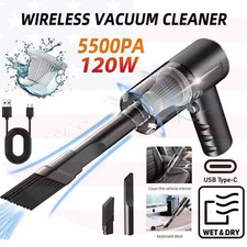 120W Cordless Handheld Vacuum Cleaner Small Mini Portable Car Auto Home Wireless