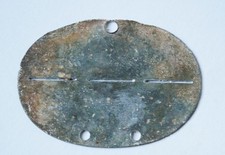 Plaque identité vierge ww2 All. Originale. militaria 39 45