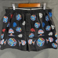 Vintage Allman Brothers Band Brockum Mushroom All Over Print Shorts XL USA Made